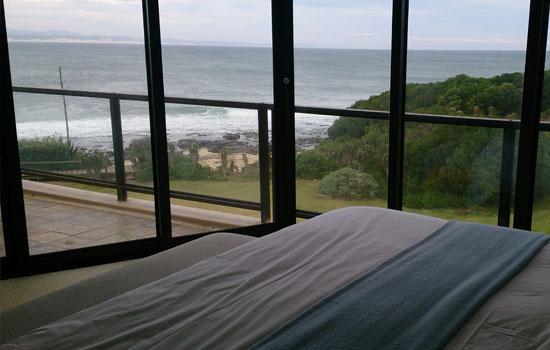 Seaview from the bed